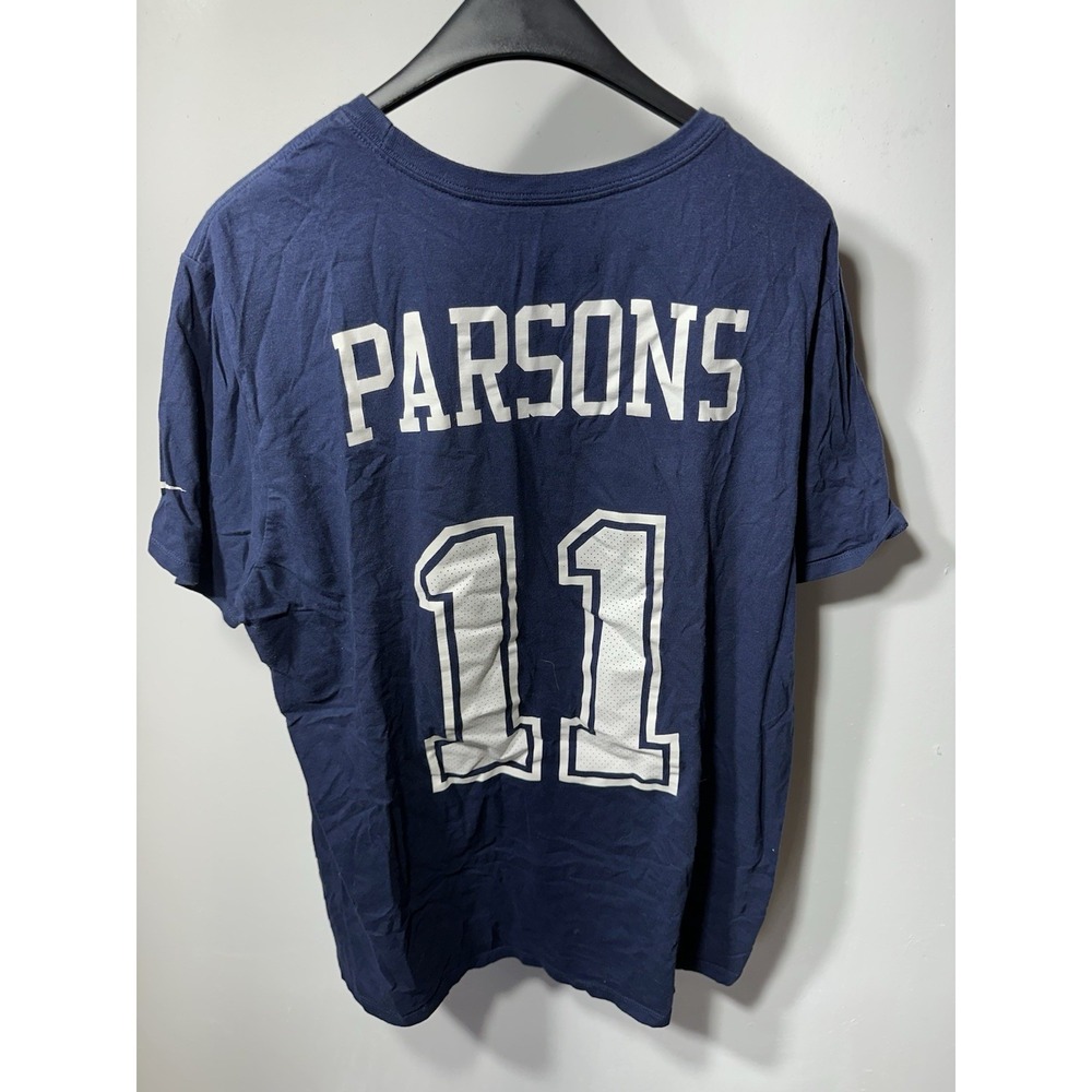 Nike Dallas Cowboys Parsons #11 Blue XL Shirt NFL Football Athletic Cut